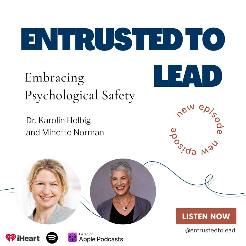 Featured on Danita Cummins’ podcast “Entrusted to Lead”